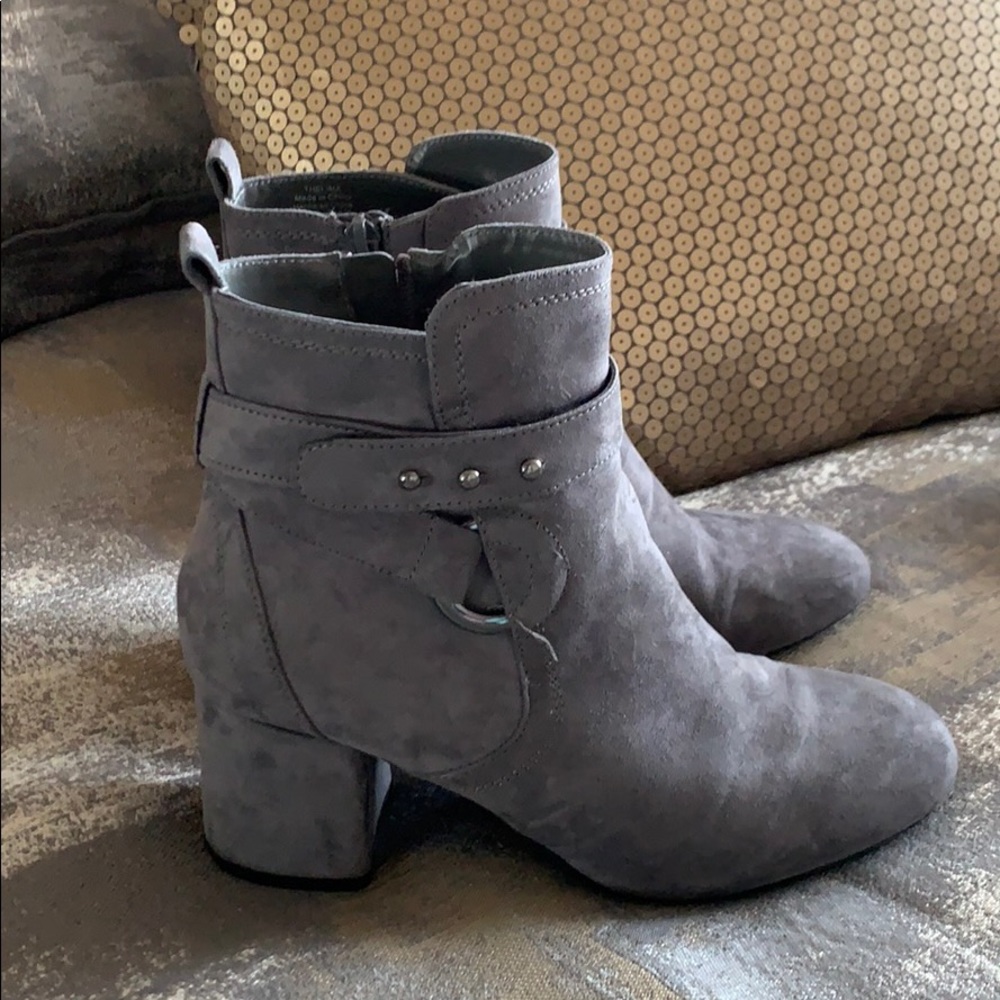 Kelly and Katie Grey Booties